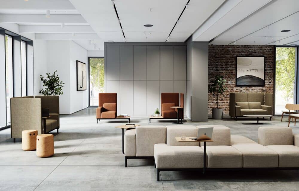 Image Edge Free by Pearson Lloyd for Modus: A Low-Impact Seating System for a Low-Carbon Future