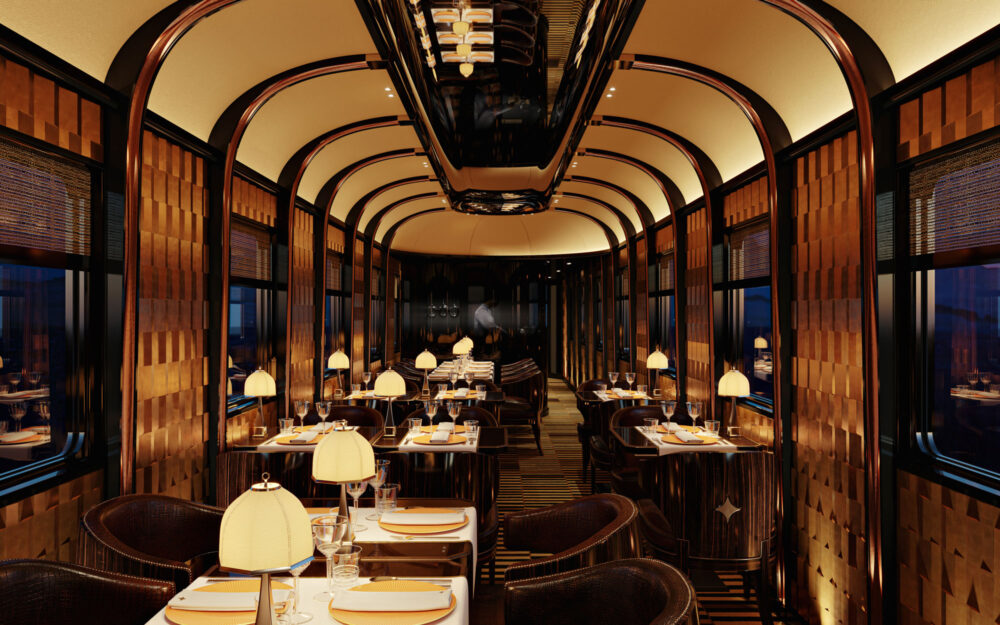 Orient Express Train. Courtesy of Maxime D'Angeac.