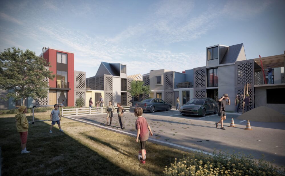 Transforming Buildings into Carbon Sinks by Pritzker Prize-winning architect Alejandro Aravena and Holcim. Image: Celestia Studio.