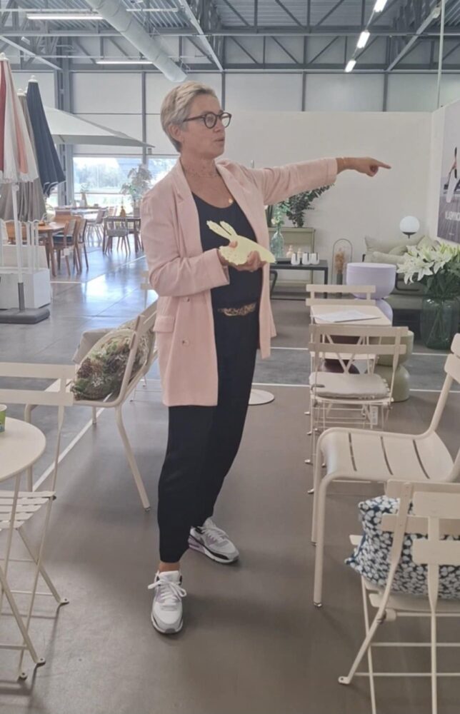 New color announced during the visit of La Maison Fermob. Photo: ArchiExpo e-Magazine.