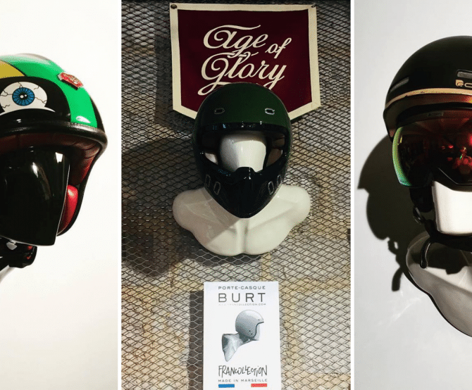 Image Q&A: Designer Pierre Franco on Burt, His Helmet Holder Tagged “Made in France”