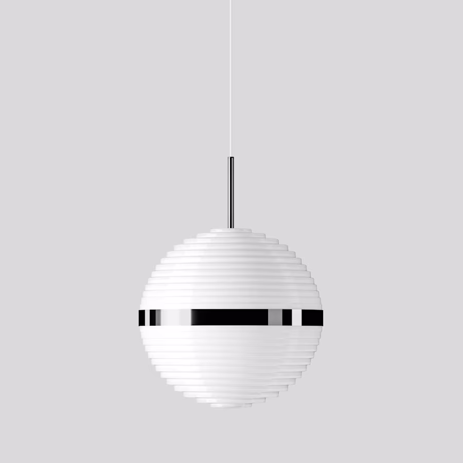 Pendant luminaires from the Midcentury collection. Courtesy of Bega.