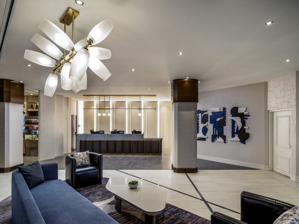 Hilton National Landing designed by 3877. Photo: Joseph D Tran.