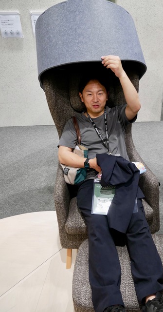 The Office Nap. Orgatec Tokyo 2025. Photo: John Boyd