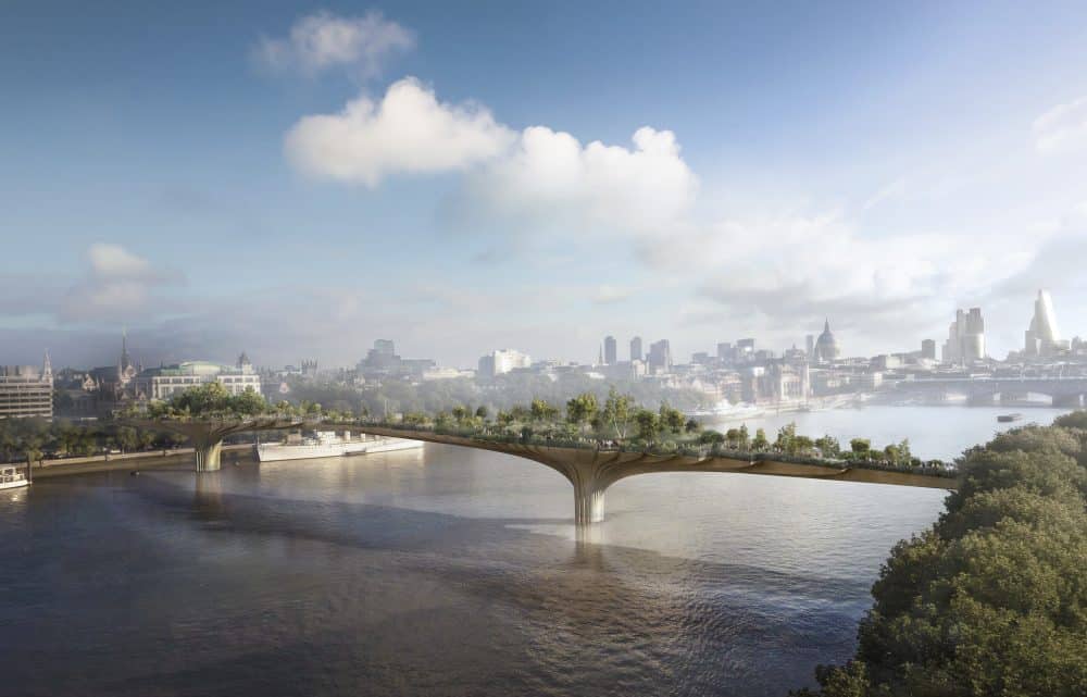 Image The Garden Bridge in London by Thomas Heatherwick