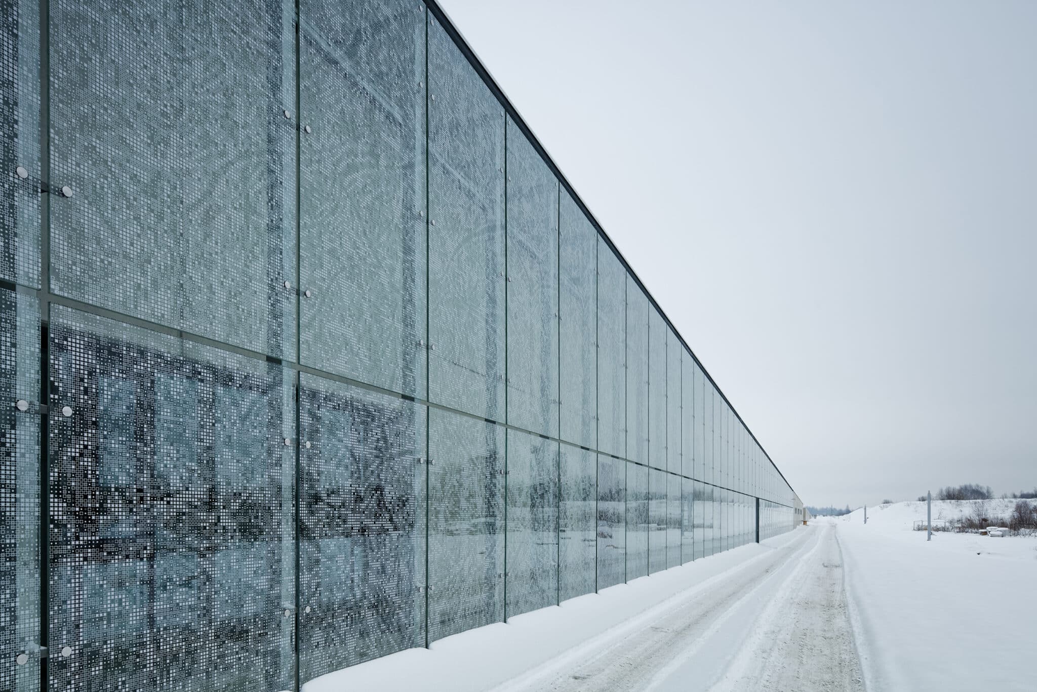 The facade of the Estonian National Museum by DGTArchitects