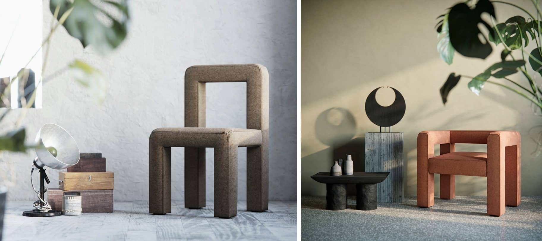 Furniture and accessories from Faina. Courtesy of Faina.