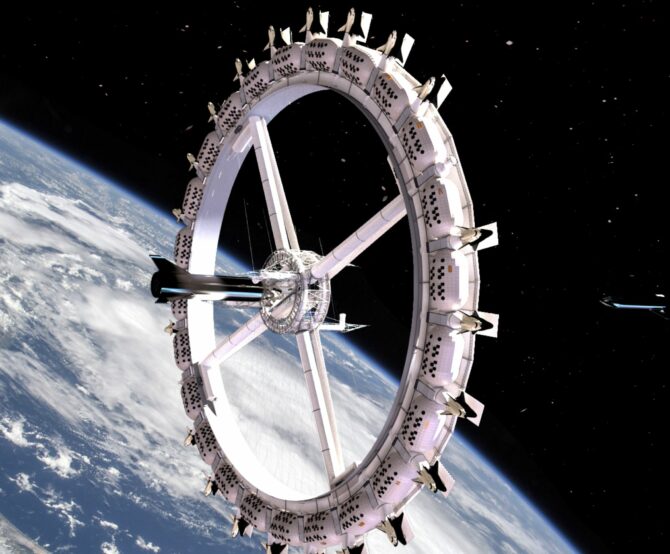 Image Voyager Station, the First Hotel in Space by 2027