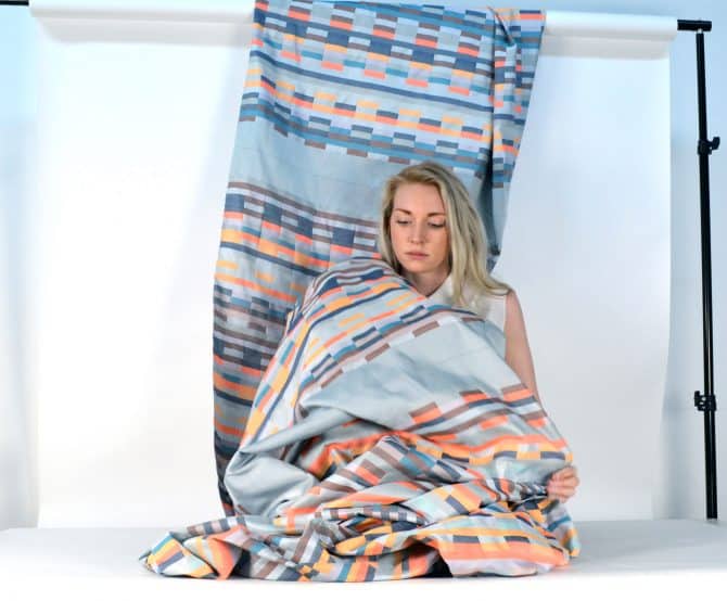 Image Dot One’s DNA Textile Prints, What’s in Your Genes?