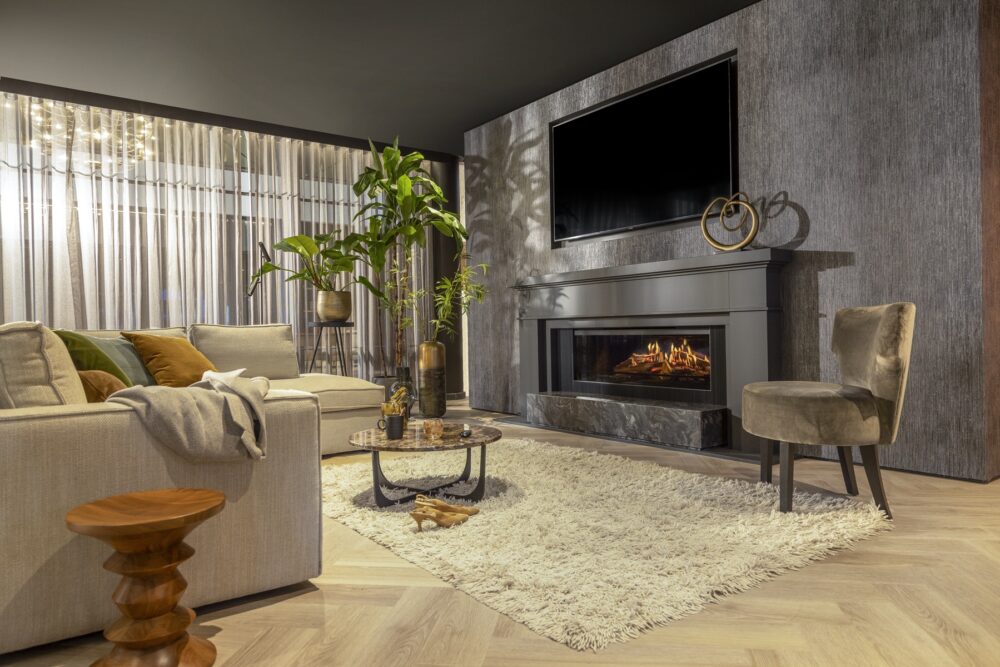 Kalfire’s E-one Prestige next-generation holographic fireplace will be released in 2026.