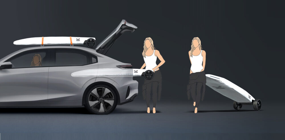 Kosmos hydrofoil bike. Courtesy of the brand.