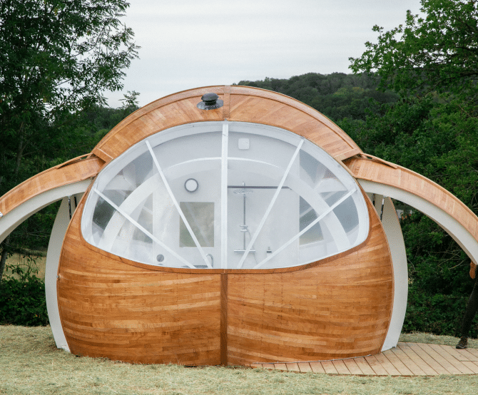 Image Interview. Sleeping in a Giant Apple