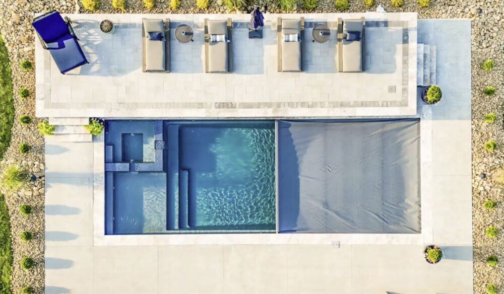 Limitless Fiberglass swimming pool by Leisure Pools. Courtesy of the company.