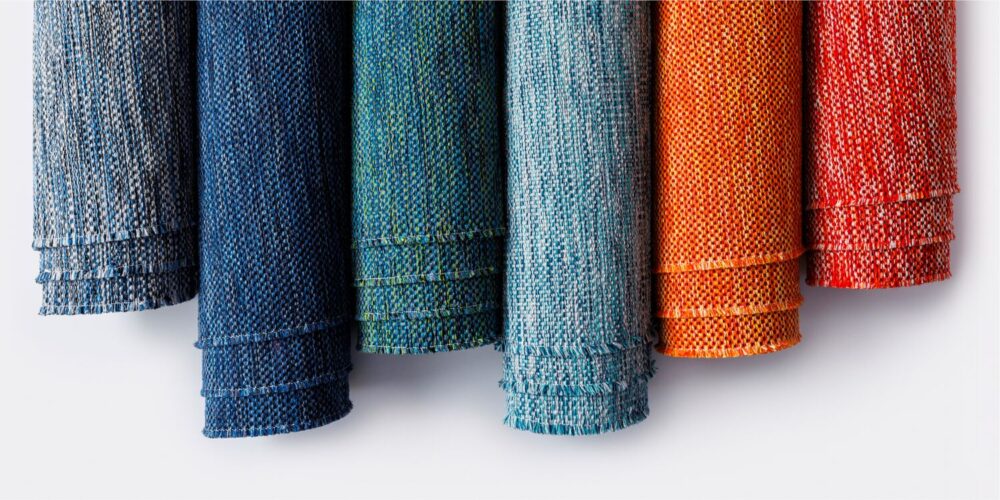 Low luum high frequencey - Good Vibes fabric collection. Courtesy of Teknion.