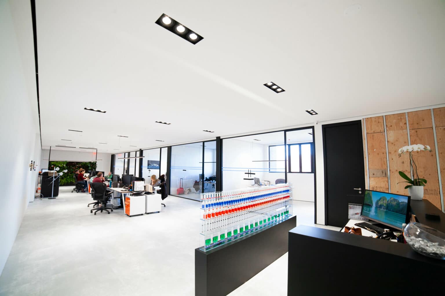 View of The Floating Ceiling: Innovating Office Design with HVAC Diffusers ...