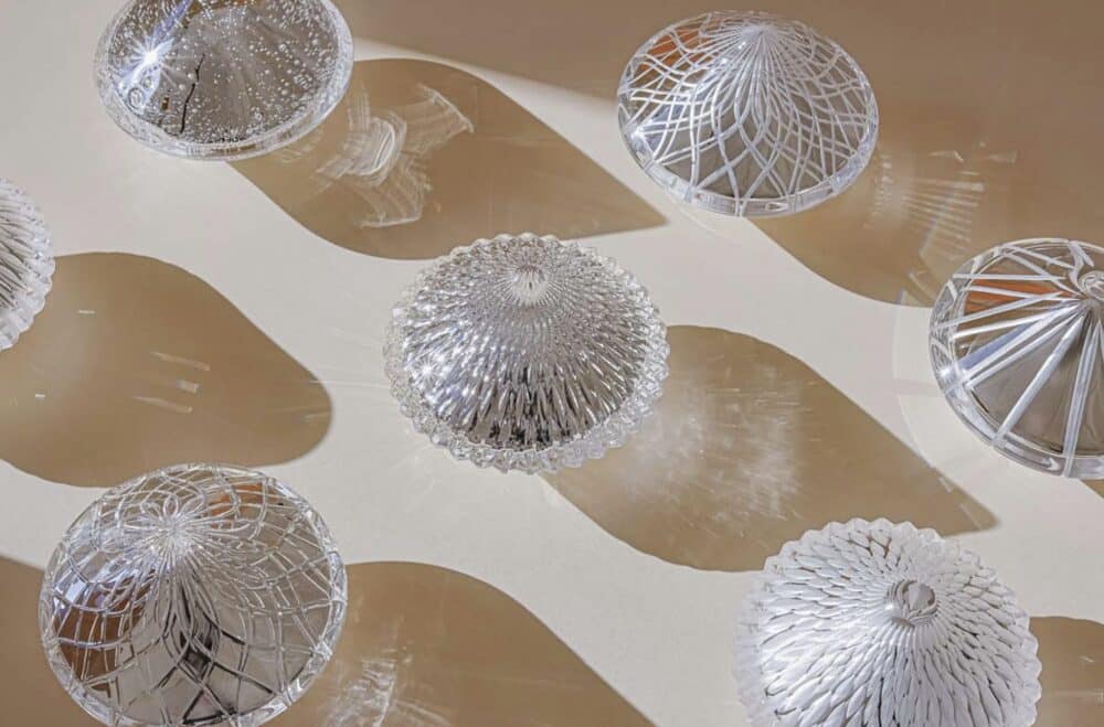 Crystal bicones. Courtesy of Preciosa.