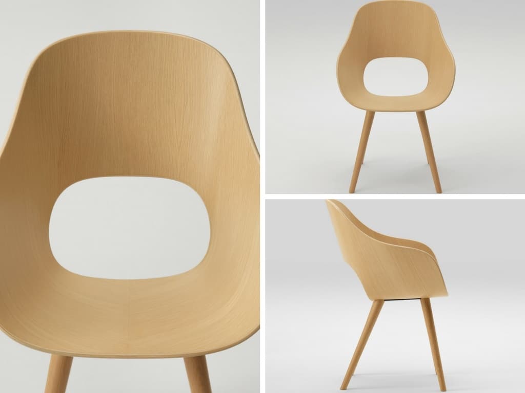 Roundish Arm Chair by Fukasawa