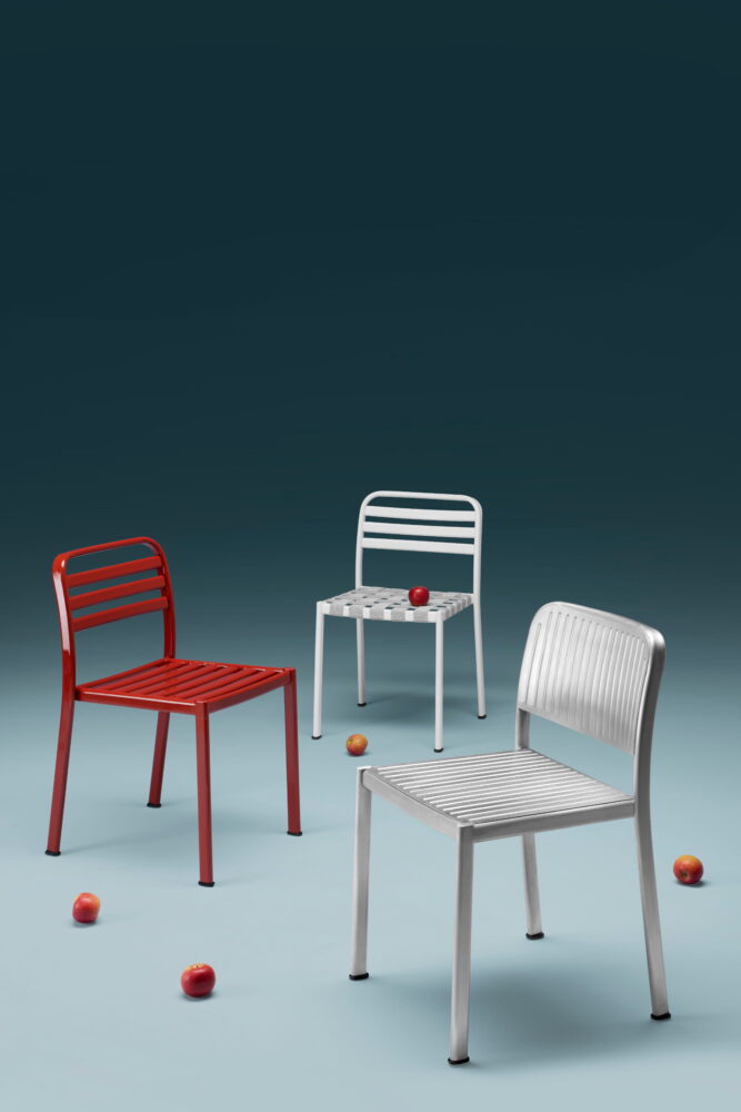 Riel by S•CAB: Manufactured with 75% Post-consumer Recycled Materials. Courtesy of the company.