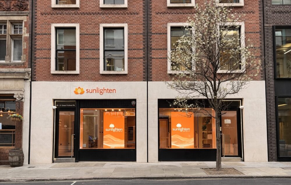 Sunlighten’s London flagship. Couretsy of the brand.