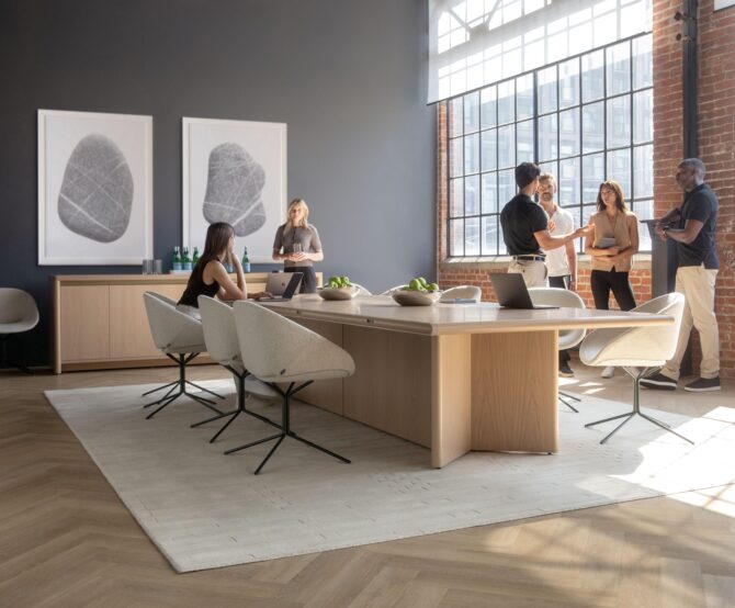 Image Workplace: The New Collaboration with Social Lounges and Performance-Driven Team Spaces