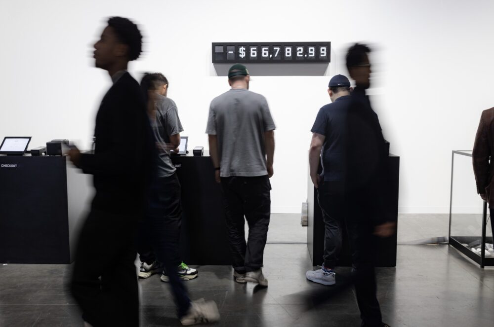 Visualize Value by Jack Butcher. Courtesy of Art Basel.