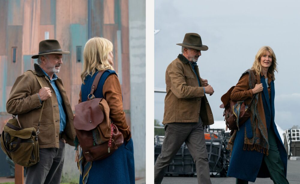 The iconic backpack as seen in Jurassic World Dominion. Courtesy of Bill Amberg Studio.