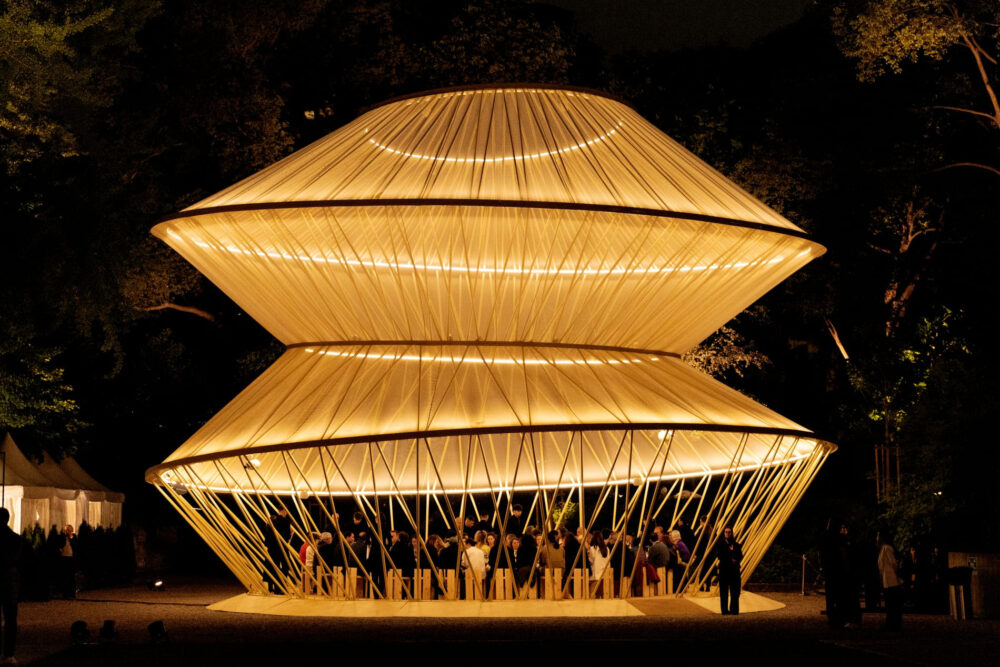 A ‘deconstructed yurt’ by WHY