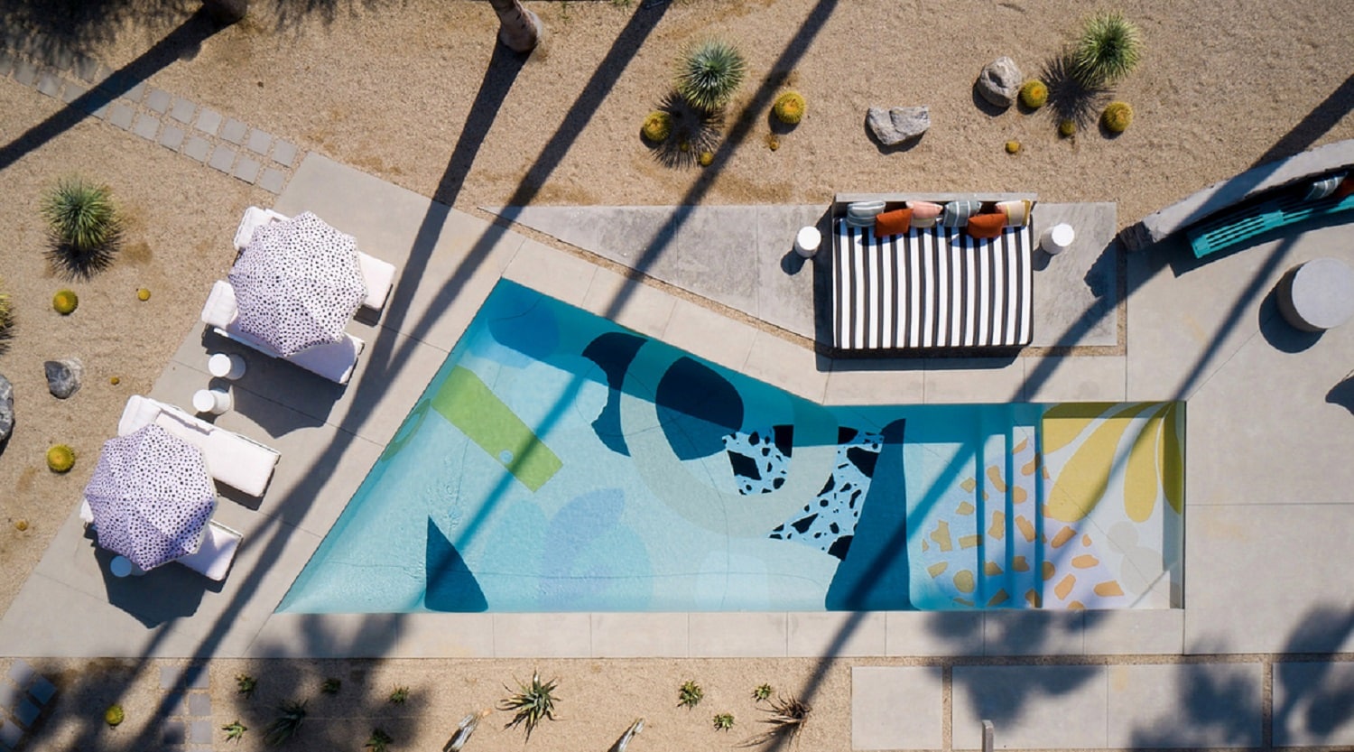 Pool Design with Fun Colors and Comfortable Furniture - ArchiExpo e ...