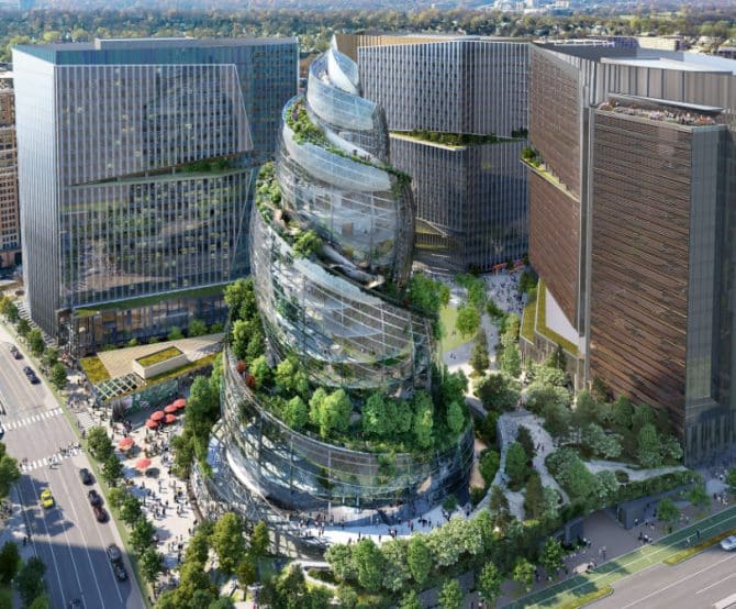 Image PenPlace, Amazon’s Arlington Headquarters: Tracking LEED Platinum, 100% Renewable Energy