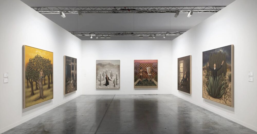 Artworks by Mexican artist Roberto Marquez. Courtesy of Palo Soto Gallery.