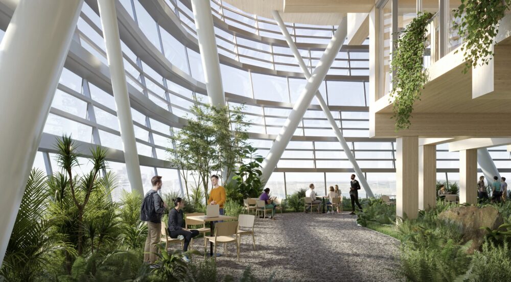 Atlassian Central in Sydney, designed by SHoP Architects and BVN. Images: Courtesy of BVN.