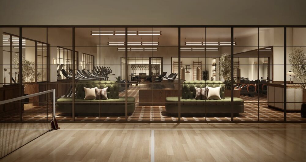 Bedrock is where New Yorkers gather in the shared pursuit of physical culture. Courtesy of Moss.