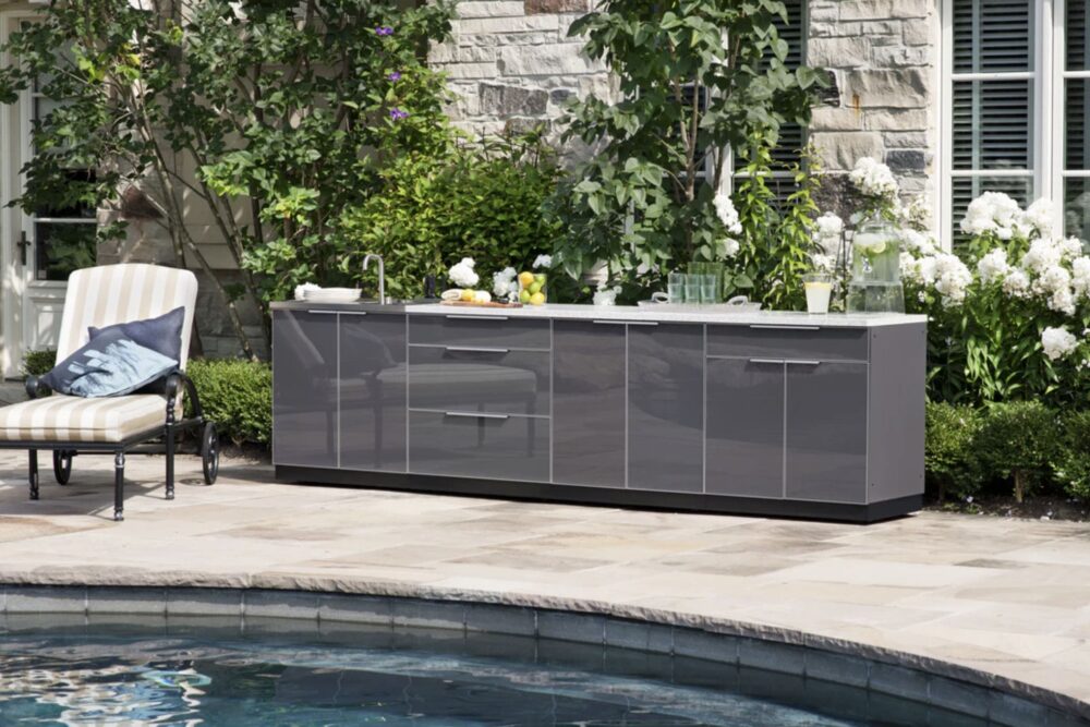 Cabinet set. Courtesy of Backyard Oasis.