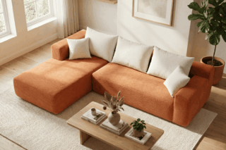 Image Coco Living: Compressed, Modular Sofa Design Transforms Furniture Delivery