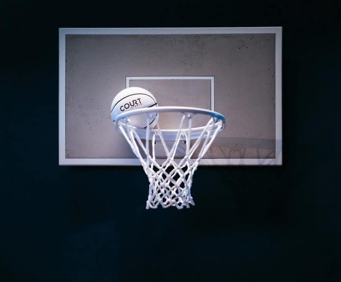 Image In Parallel to Current NBA Games: Designer Basketball Hoop Boards