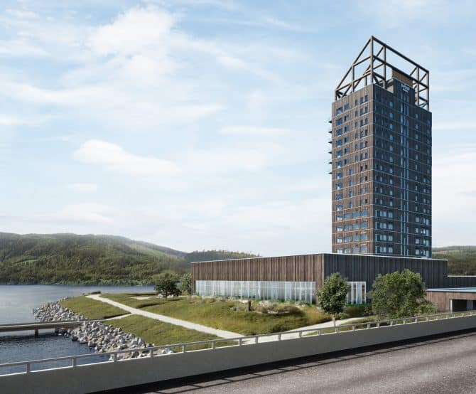 Image Mjøstårnet—The World’s Tallest Wooden Building