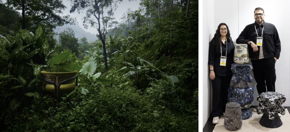 Left: Volita by MORPHO | Image by Dirk Alexander
Right: The Herencia Tótem Collection by estudio pm | Jenna Bascomb Photography