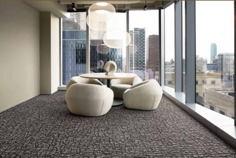 Earthen Forms™ LVT. Courtesy of Interface.