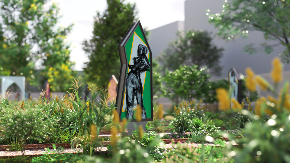 “Garden of the Hesperides” by Annabel Karim Kassar