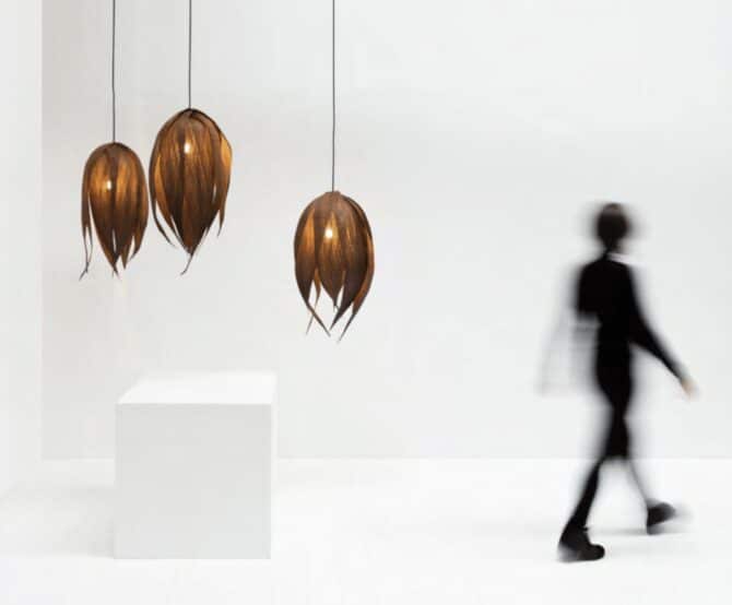 Image [Maison&Objet] Plant-based Upcycling: Tree Roots and Leaves Become Light
