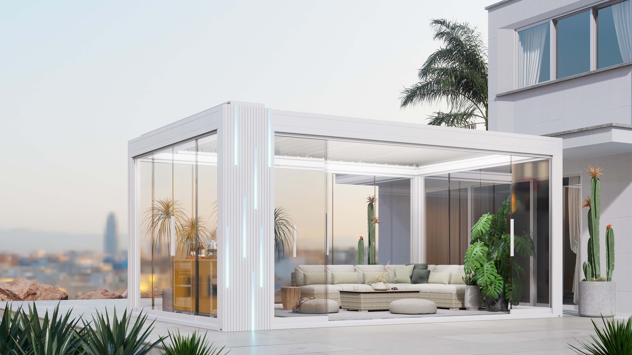 The Future of Outdoor Living: OMBRA Smart Solar Pergola The Future of Outdoor Living: OMBRA Smart Solar Pergola
