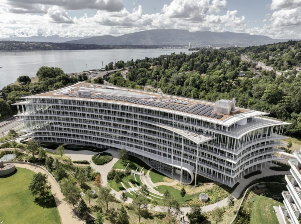 “One Roof”. Courtesy of Herzog & de Meuron.