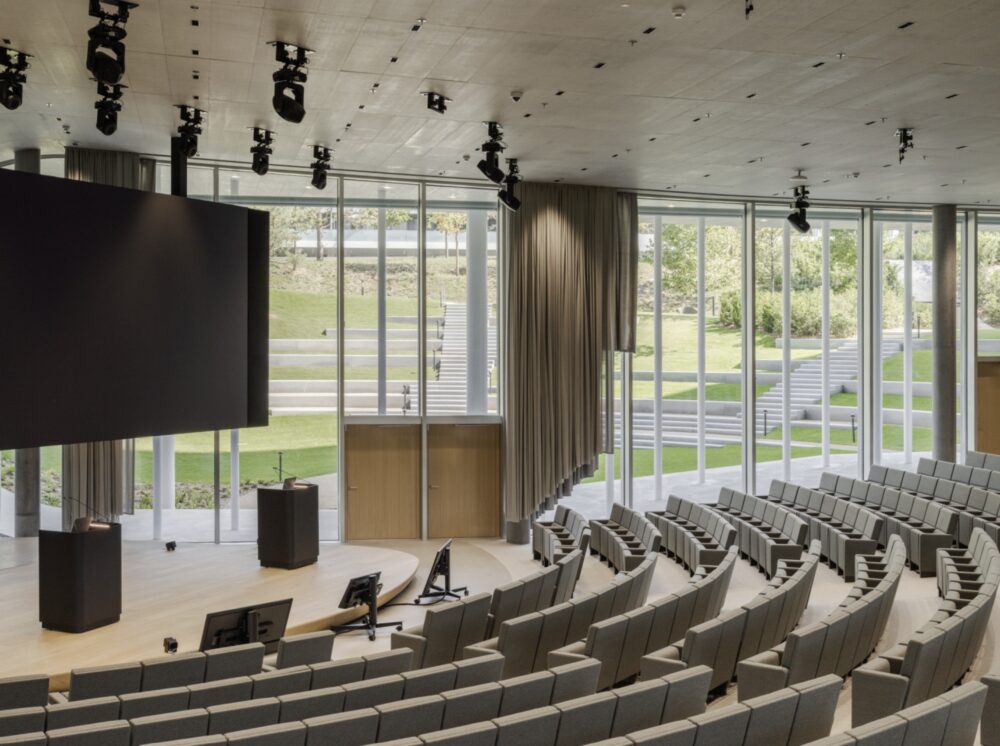 Lombard Odier’s “One Roof” headquarters in Geneva, completed in 2025 by Herzog & de Meuron. Courtesy of the firm.