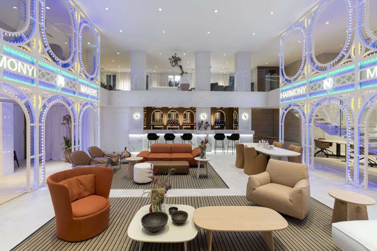 MDW: Natuzzi Italia Celebrates New Collection in New Showroom and Protects the Apulian Olive Trees