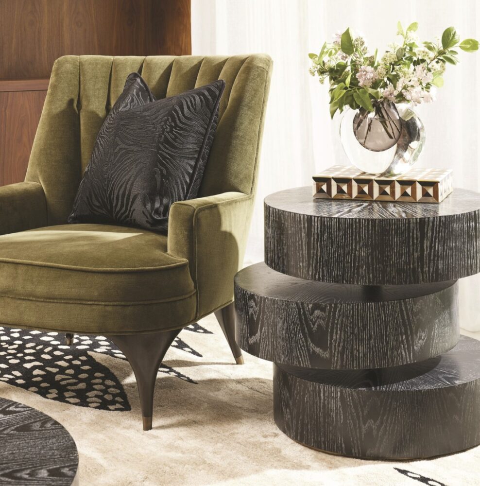 Pivot side table. Courtesy of Global Views.