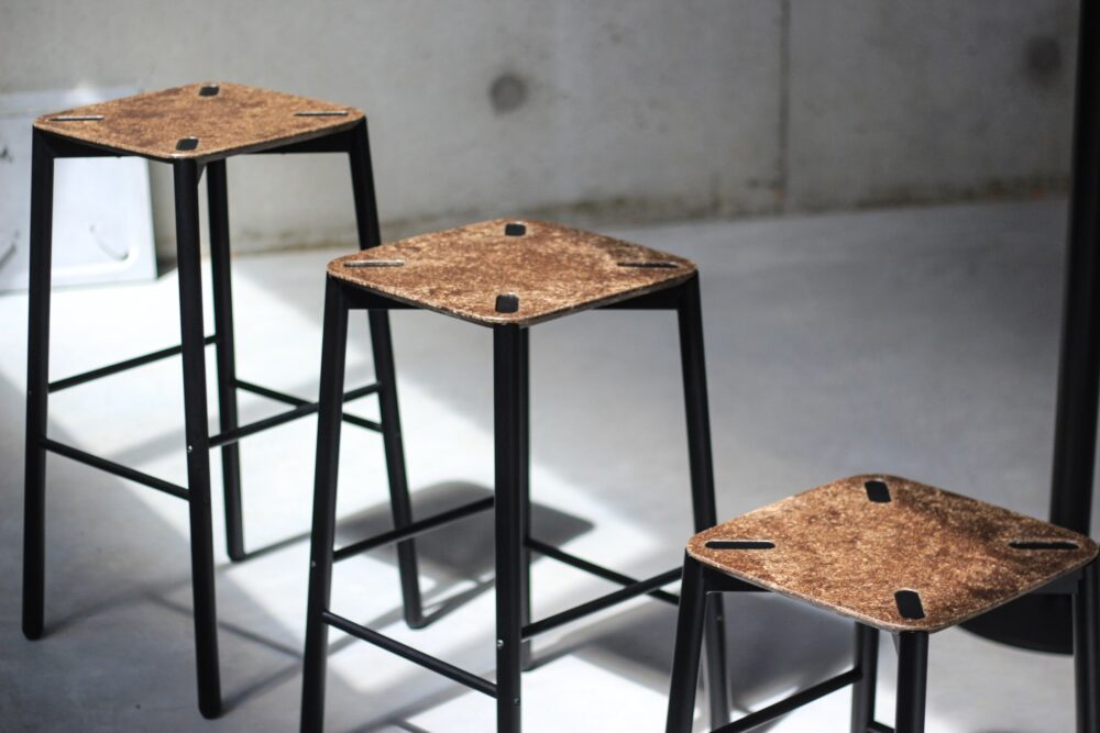 Newport stool. Courtesy of Instead Mobilier.