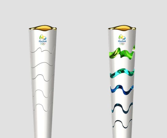 Image Olympic Relay Torch Concept