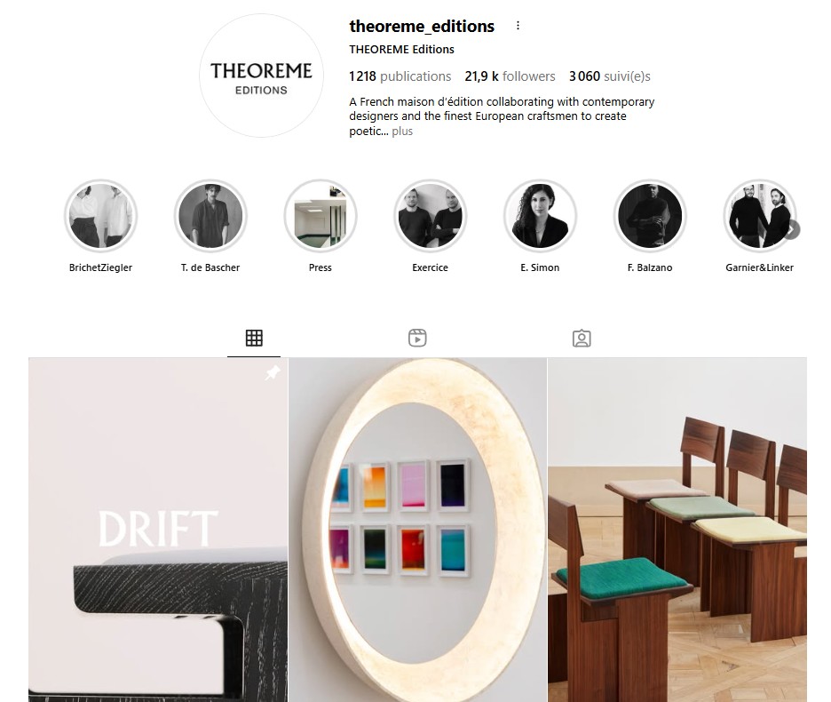 Theoreme Editions on Instagram