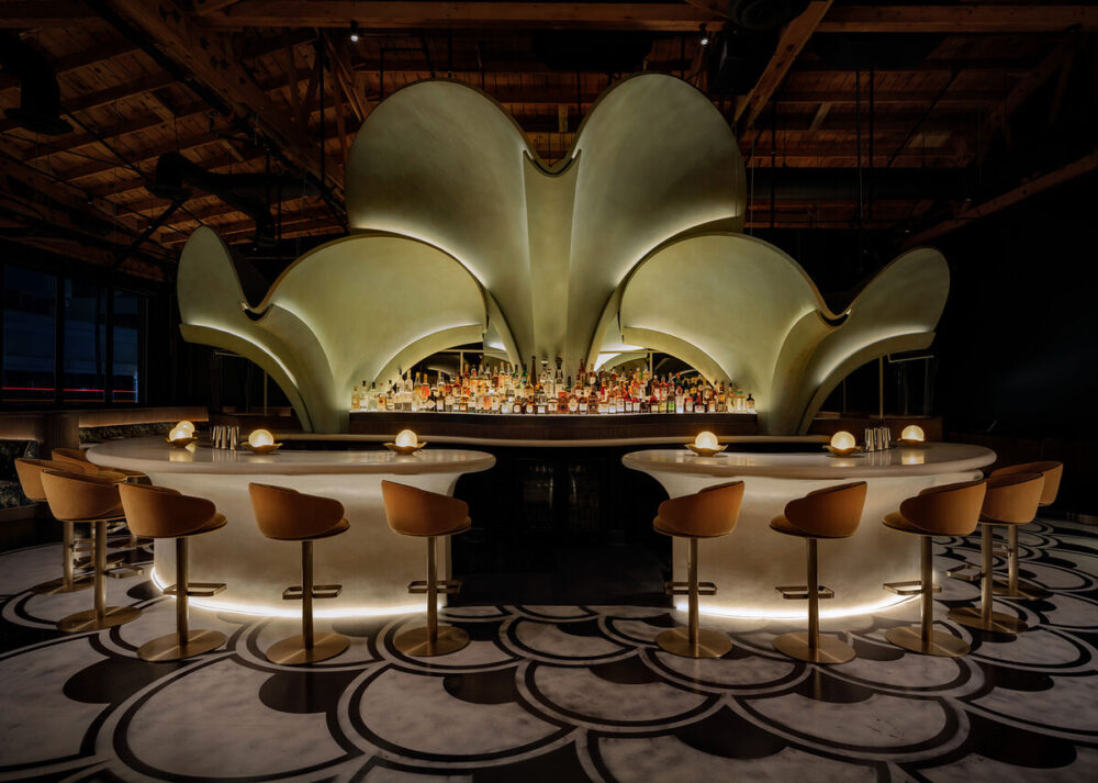 Lucia, located in Los Angeles, USA. The project earned the Restaurant & Bar Design Awards in 2025. Courtesy of Preen, Inc.