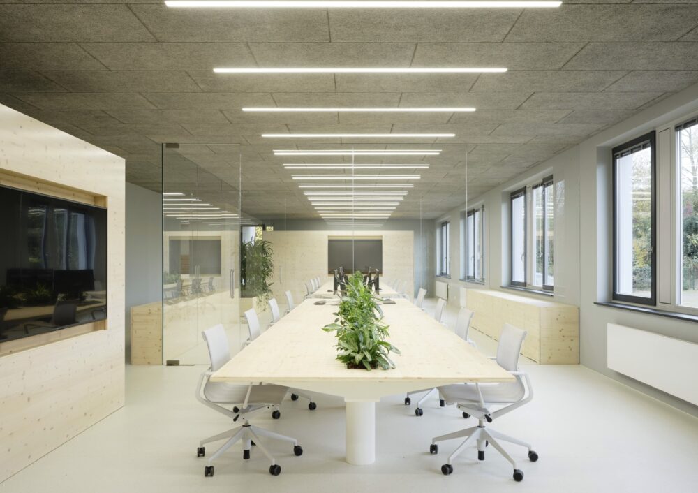 Meeting room at the Pradtke Headquarters. Courtesy of Zeller & Moye.